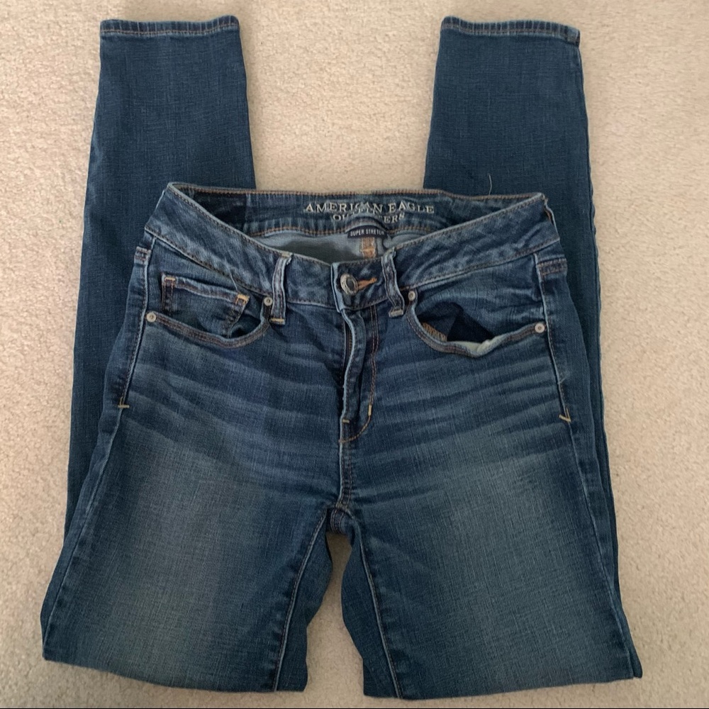 American Eagle mid rise skinny jeans